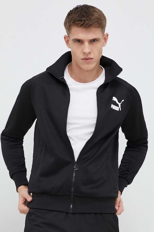 Суичър Puma Iconic T7 без качулка черен 530094