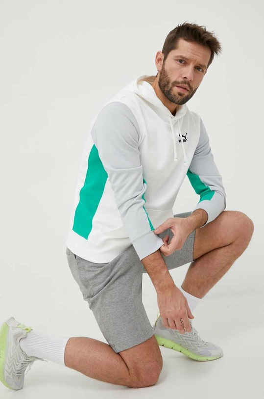 Puma bluza bawełniana 535619 beżowy AW23