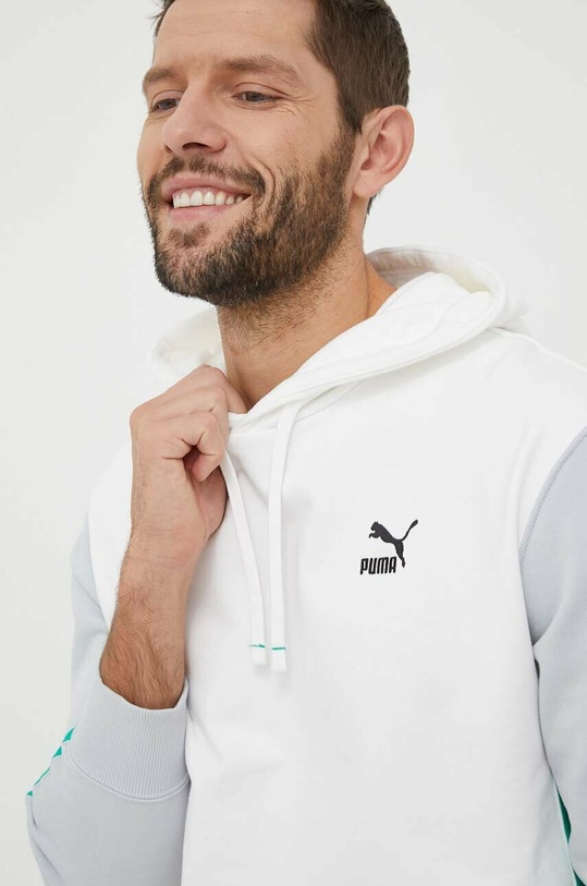 Puma bluza bawełniana beżowy 535619