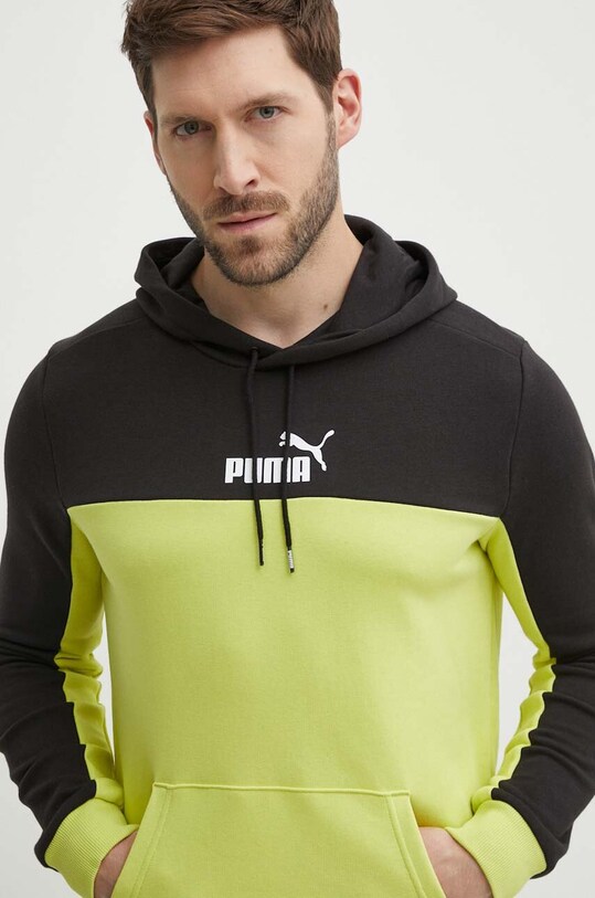 Puma bluza z kapturem zielony 847428