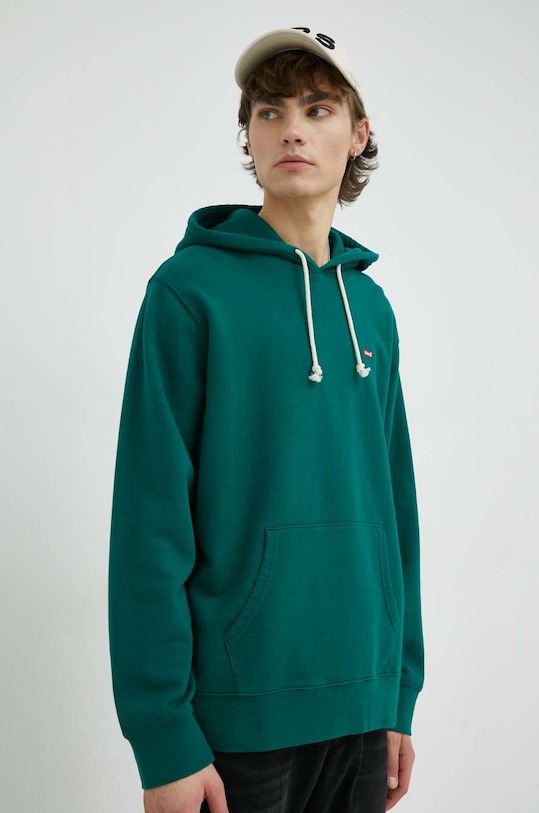 Levi's bluza bawełniana bawełna zielony 34581.0023