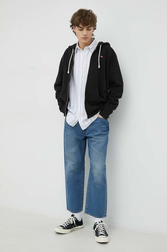 Levi's bluza bawełniana 34584.0022 czarny SS23