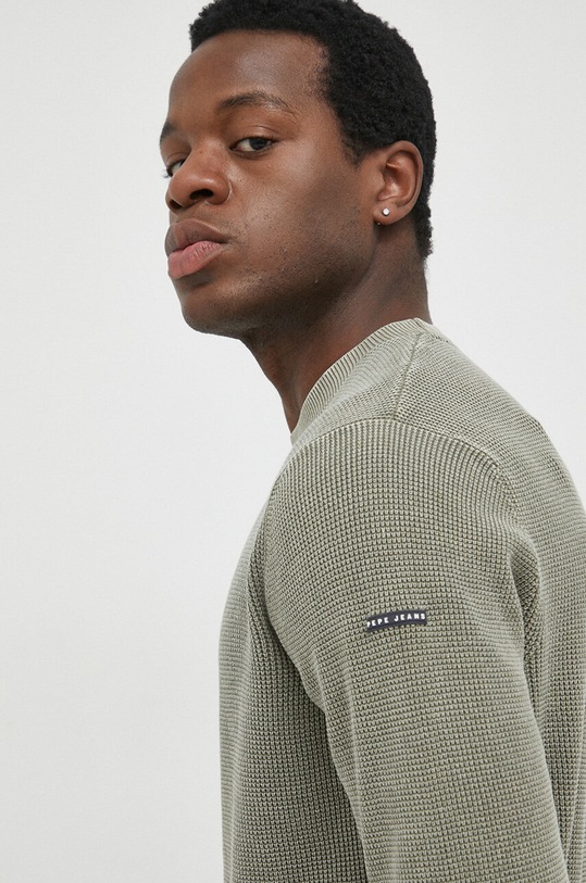 Хлопковый свитер Pepe Jeans Daniel PM702297.674 зелёный