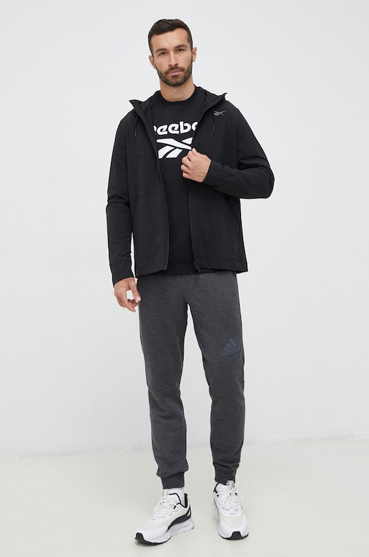 Reebok bluza H54791 negru SS23