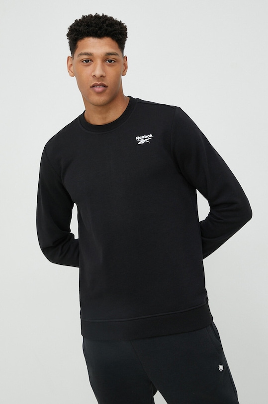 Μπλούζα Reebok IDENTITY χωρίς κουκούλα μαύρο H54798