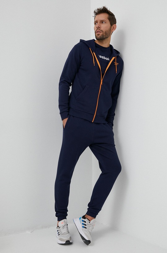 Reebok dres dzianina granatowy IJ3085