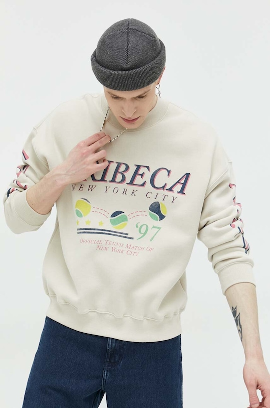 Abercrombie & Fitch bluza KI122.2036.170 bej SS23