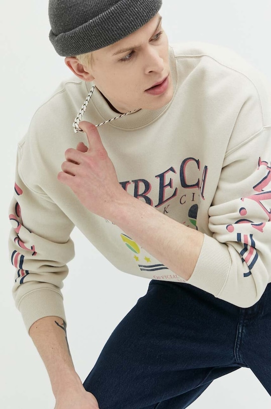 Abercrombie & Fitch bluza bej KI122.2036.170