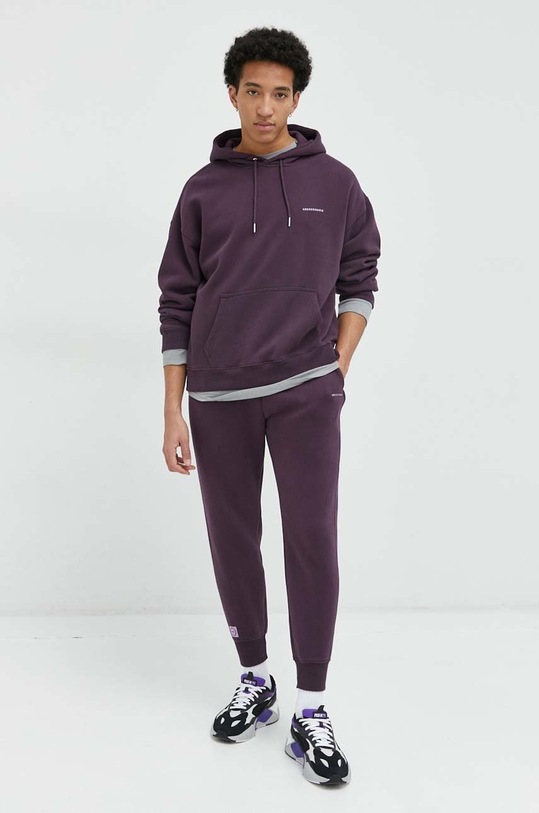 Mikina Abercrombie & Fitch KI122.3500.600 fialová SS23
