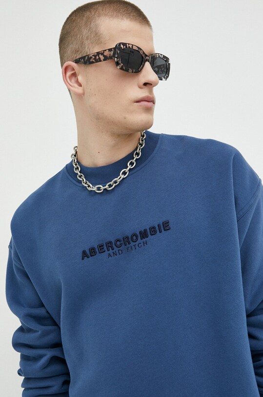 Μπλούζα Abercrombie & Fitch σκούρο μπλε KI122.3504.200