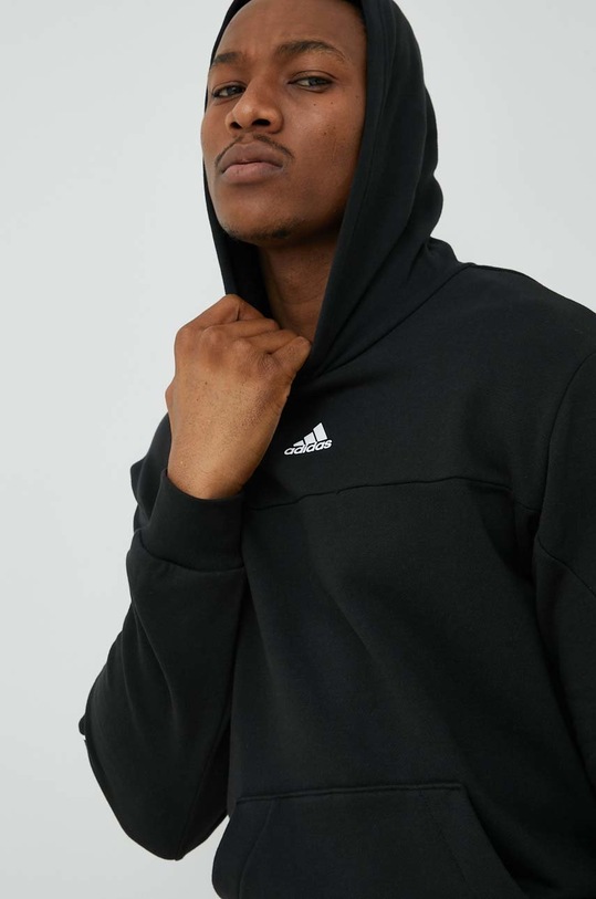 adidas bluza bawełniana czarny IC6788