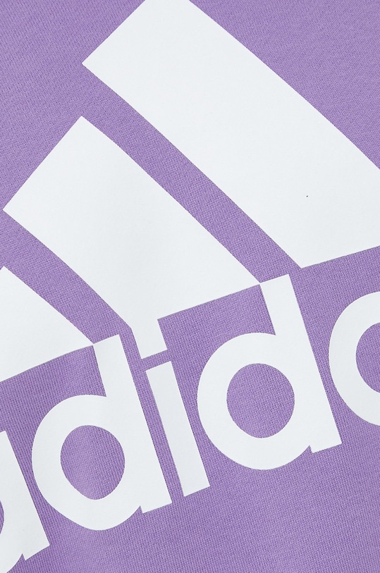adidas bluza bawełniana IC9327 fioletowy