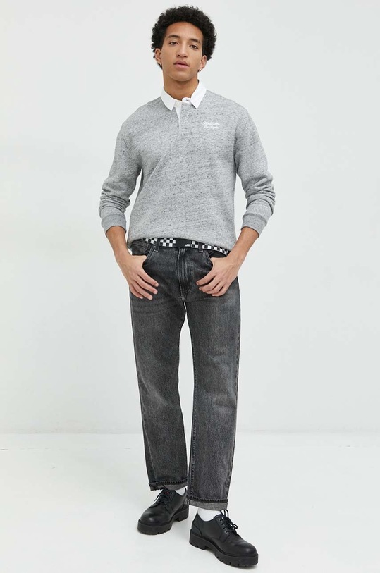 Mikina Hollister Co. KI322.3101.122 šedá SS23