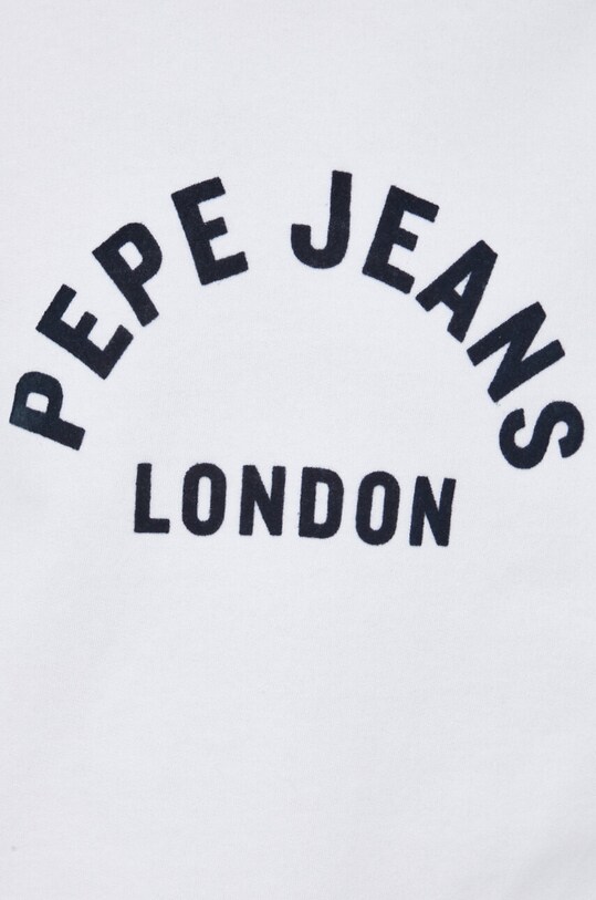 Bavlněná mikina Pepe Jeans PM582364.800 bílá