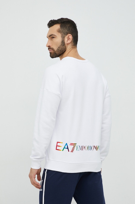 Odzież EA7 Emporio Armani bluza 3RPM18.PJLSZ biały