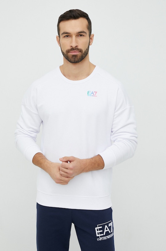 EA7 Emporio Armani bluza biały 3RPM18.PJLSZ