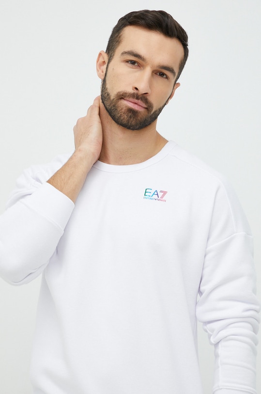 EA7 Emporio Armani bluza 3RPM18.PJLSZ biały