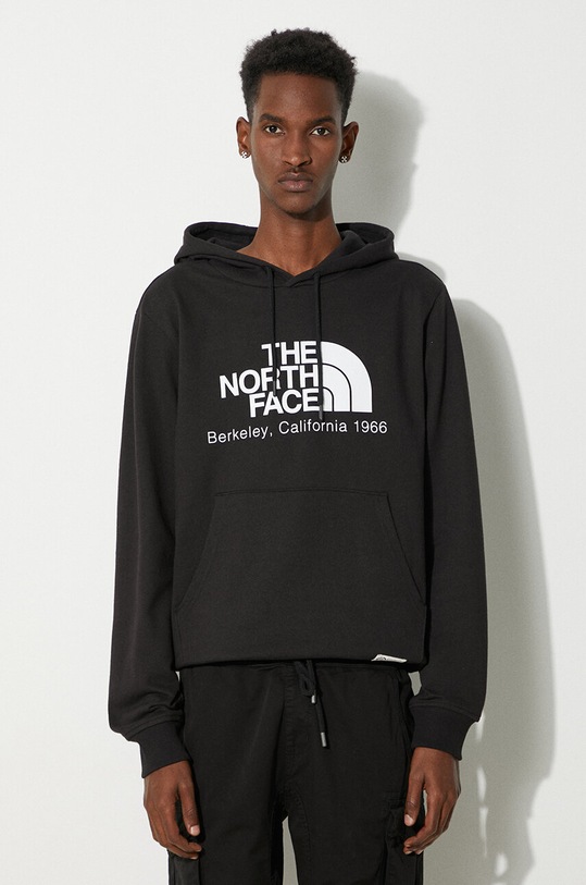 The North Face cotton sweatshirt Planet friendly black NF0A55GFJK31