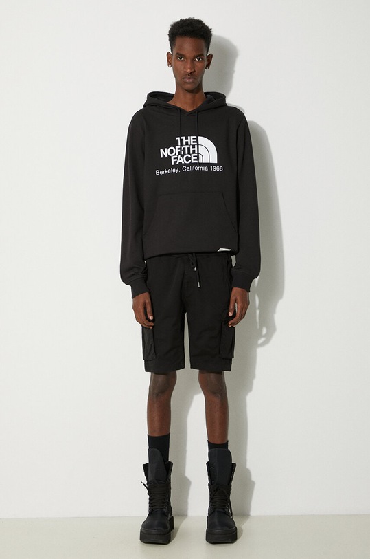 The North Face cotton sweatshirt NF0A55GFJK31 black SS23