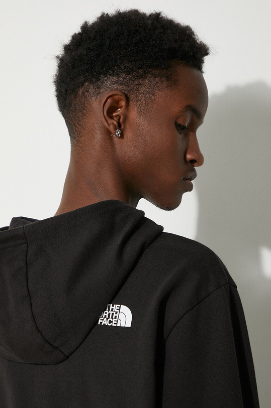 The North Face cotton sweatshirt NF0A55GFJK31 black