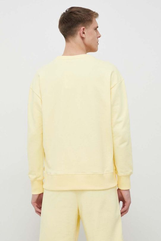 Odzież Fila bluza bawełniana FAM0332 żółty