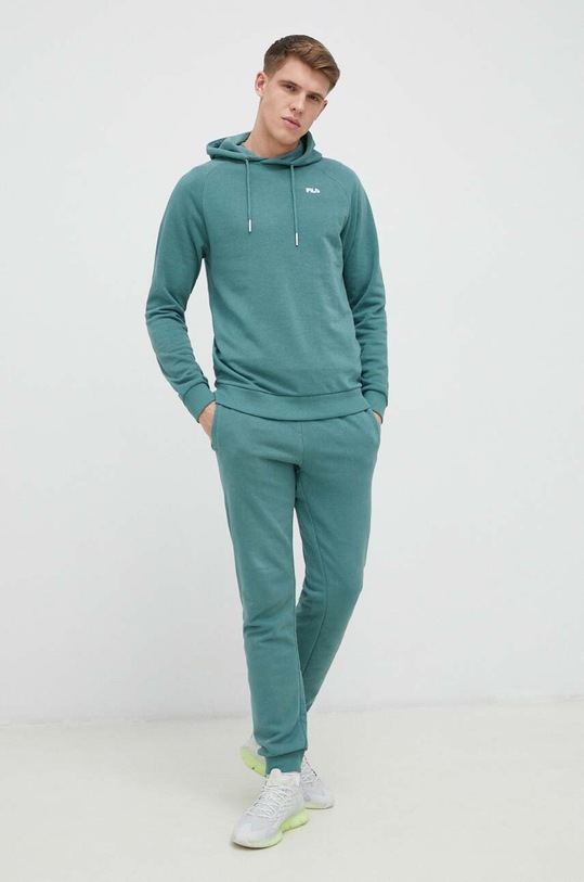 Fila bluza FAM0341 turkusowy SS23