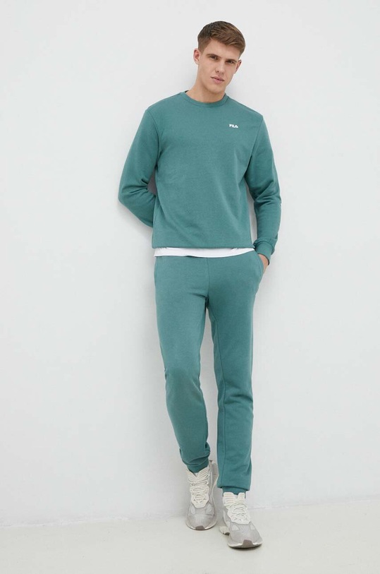 Fila bluza Brustem FAM0343 turkusowy AW23