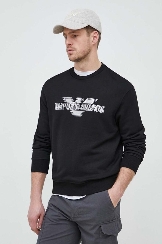 Îmbrăcăminte Emporio Armani bluza 3R1MDA.1JRIZ negru