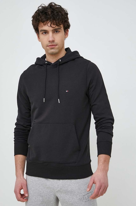 Tommy Hilfiger bluza z kapturem czarny MW0MW24352.PPYX