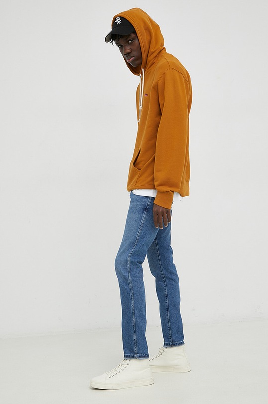 Levi's bluza bawełniana 34581.0025 brązowy SS23
