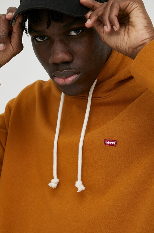 Levi's bluza bawełniana brązowy 34581.0025