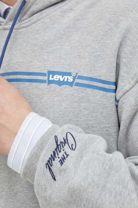 Levi's bluza bawełniana 38479.0182 szary