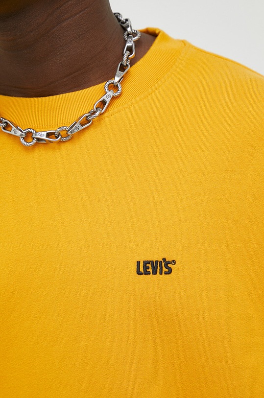 Βαμβακερή μπλούζα Levi's x Gold Tab A3770.0016 πορτοκαλί