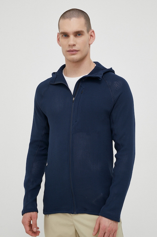 Houdini bluza sportowa Pace Flow Houdi z kapturem granatowy 830011