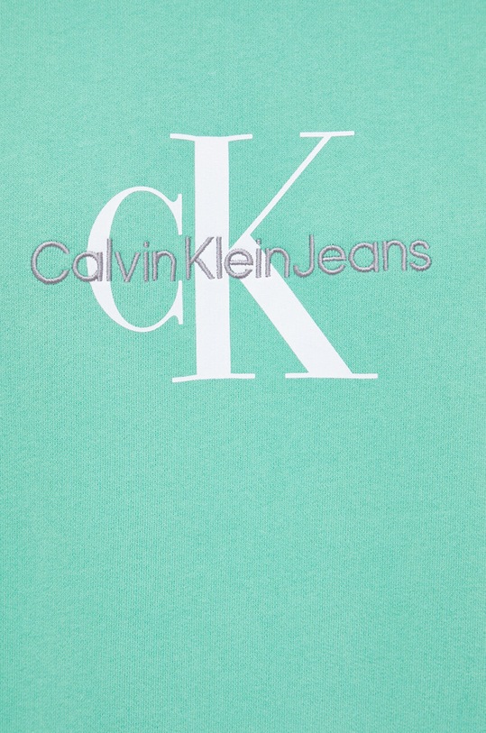 Calvin Klein Jeans bluza bawełniana J30J323161.PPYX turkusowy
