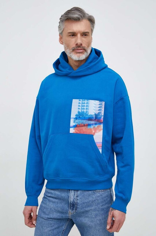 Дрехи Суичър Calvin Klein Jeans J30J323156.PPYX син