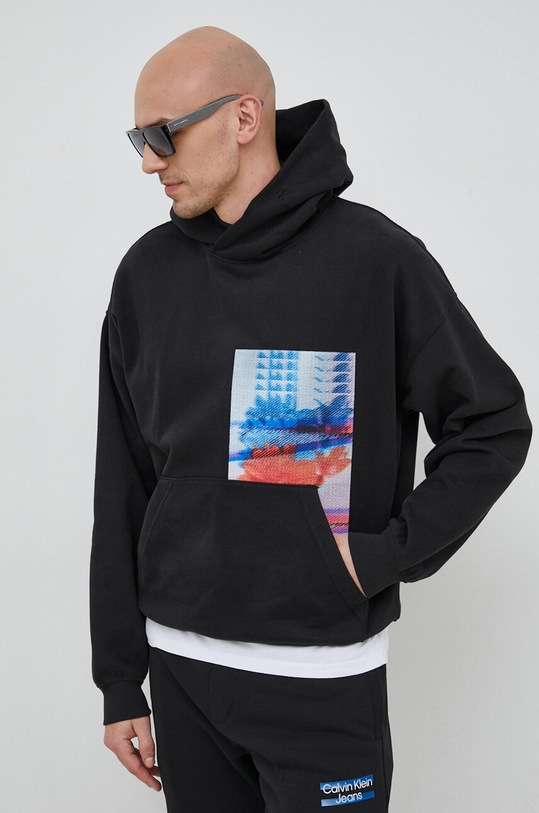 Calvin Klein Jeans bluza pozostałe czarny J30J323156.PPYX