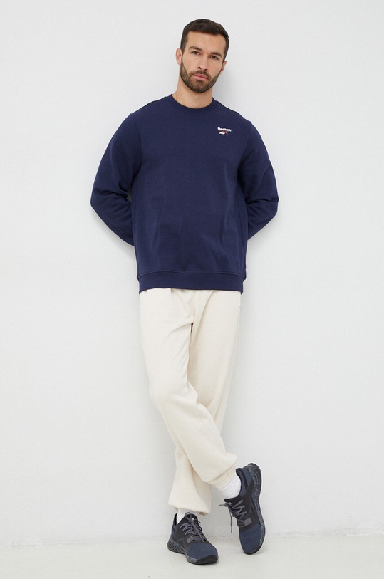 Кофта Reebok HA9270 тёмно-синий SS23