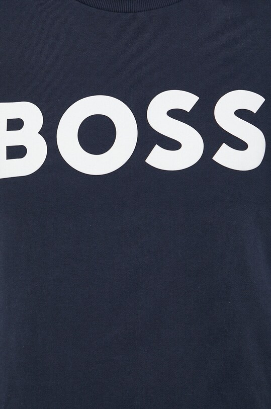 BOSS Orange bluza bawełniana 50487133 granatowy