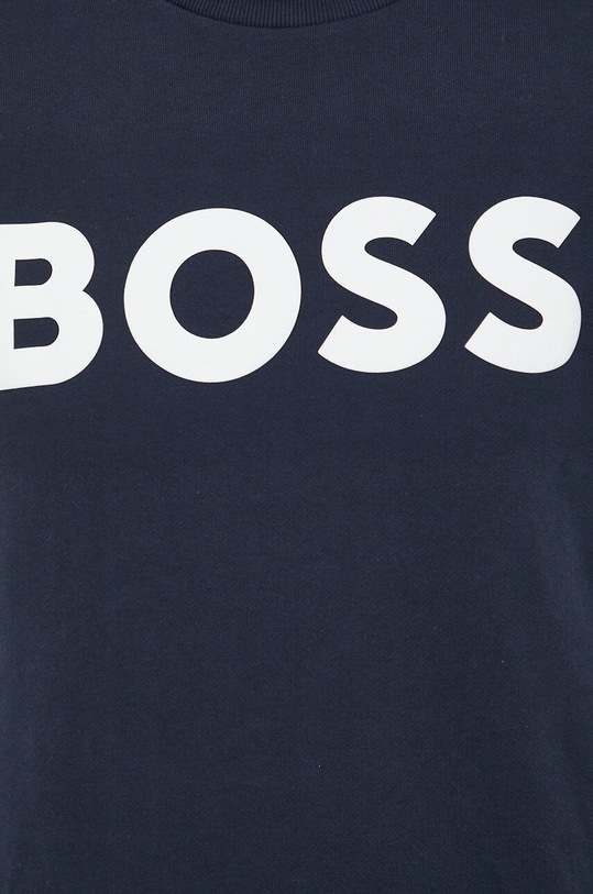 Pamučna dukserica BOSS ORANGE 50487133 mornarsko plava