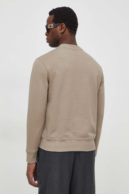 Odzież BOSS bluza bawełniana BOSS ORANGE 50487133 brązowy