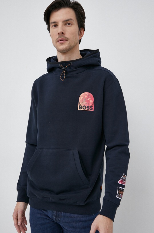 Îmbrăcăminte BOSS bluza BOSS ORANGE 50489051 bleumarin