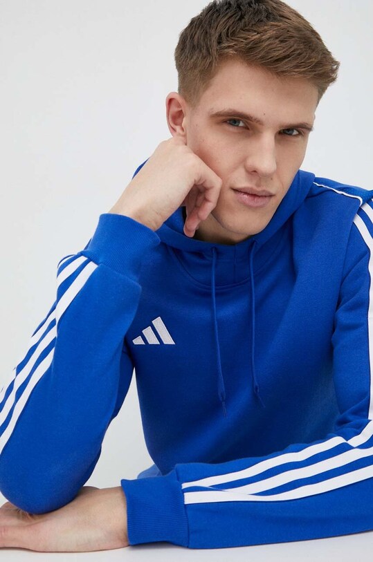 adidas Performance bluză trening Tiro 23 imprimeu albastru IC7858