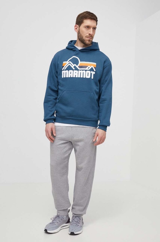 Mikina Marmot M14258 modrá SS24