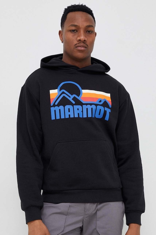Marmot bluza print negru M14258