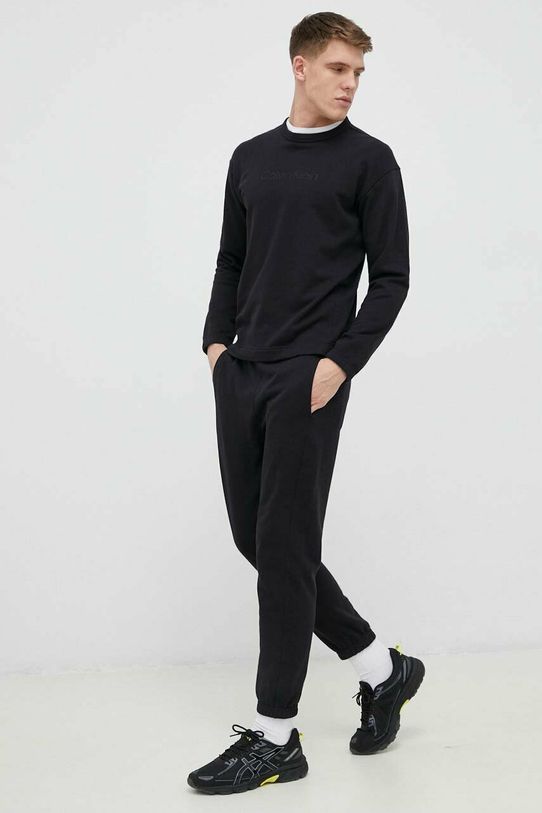 Tréningová mikina Calvin Klein Performance Essentials 00GMS3W302 čierna AW23