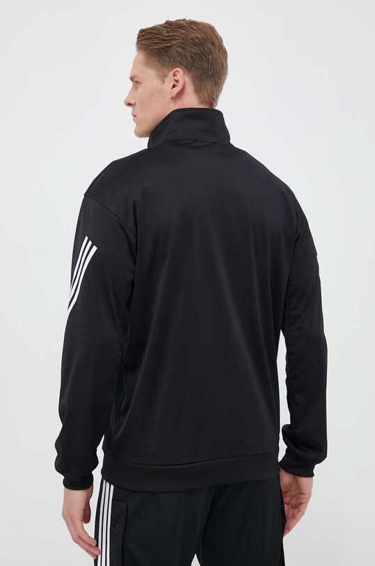 Îmbrăcăminte adidas Performance hanorac de antrenament 3-Stripes HT7176 negru