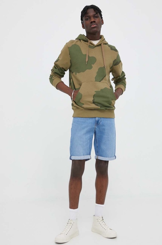 G-Star bluza bawełniana D22755.D325 zielony SS23