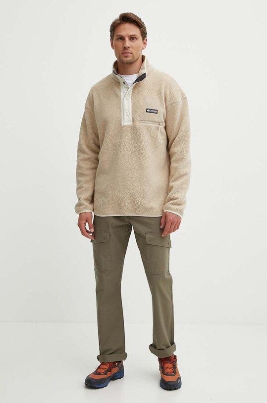 Columbia bluza M Helvetia Half Snap Fle 1889853 beżowy SS24