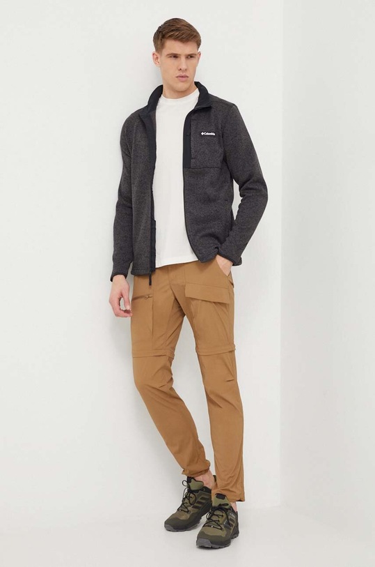 Columbia sportos pulóver Sweater Weather 1954101 fekete SS24
